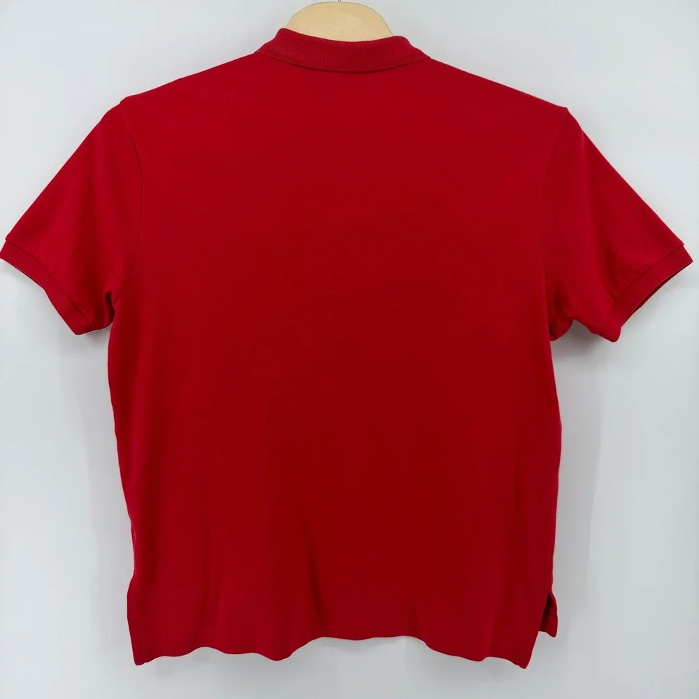 Polo Ralph Lauren Polo Shirt Mens XL Red Short Sleeve Embroidered Pony Logo